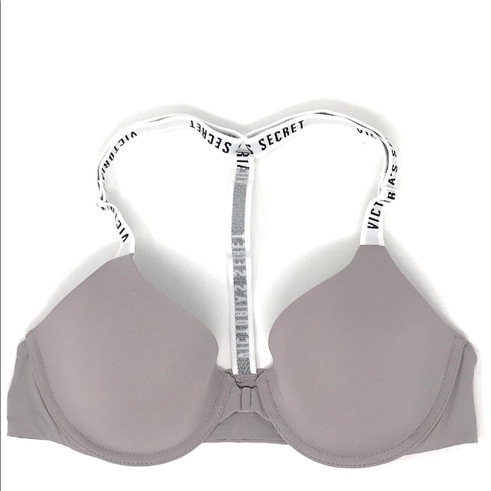 (Victoria’s Secret) Taupe t-shirt bra front 32DDD